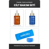 Madetoll Vitamin C Serum 30 ml + Cica Serum 30 ml Madetoll Saç Bandı Hediye