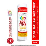 Madeus Doğal Super Sos Stick Yatıştırıcı Onarıcı Stick | Bebek & Çocuk | Shea, Arnica, Tamanu | 15 gr - Krem