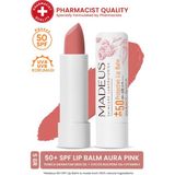 Madeus Spf 50+ Renkli Lip & Cheek Balm – Yoğun Nem, Ruj Etkisi, Güneş Koruyucu | Aurora Pink 5 gr - Pembe