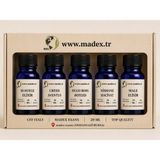 Madex 5 Li Orjinal Parfüm Esans Seti Her Biri 20 ml