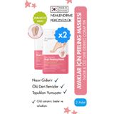 MADFORCOS Çorap Tipi Soyan Ayak Peeling Maskesi | Nasır & Ölü Deri Bakımı | Silky Smooth Foot Peeling Mask | 2'li