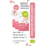 MADFORCOS Çorap Tipi Soyan Ayak Peeling Maskesi | Nasır & Ölü Deri Bakımı | Silky Smooth Foot Peeling Mask | 3'lü