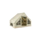 MADFOX Bigless Glamping Cotton Inflatable Şişme Çadır [ Baca Çıkışlı ] 547303