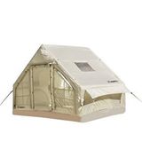 Madfox Bigless Glamping Cotton Inflatable Şişme Çadır [ Baca Çıkışlı ] - Bej