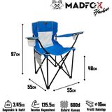 Madfox Harbor Katlanır Kamp Sandalyesi 547285 - Açık Beyaz