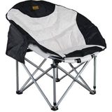 Madfox Moonchair Deluxe Katlanır Kamp Sandalyesi Siyahgri - Gri - Siyah