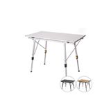 Madfox Moonlite Silver Yükseklik Ayarlı Kamp Masası