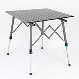 Madfox Skylite 70x70x47/70 cm Yükseklik Ayarlı Katlanır Koyu Gri Kamp Masası