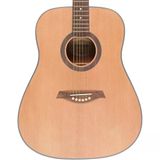 Madison MAG-41M-N Akustik Gitar - Naturel (Başlangıç - Dreadnought Kasa) | 41 Inç Tam Boy Gövde, Yüksek Ses Volümü, Yeni Başlayanlar Için Ergonomik Sap | Ölçüler: 648 mm Skala Uzunluğu