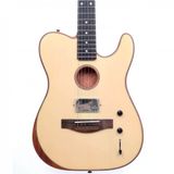 Madison Meag-Tl01-N Elektro Akustik Gitar - Naturel (Profesyonel - Hibrit Tasarım) | Masif Ladin Kapak, Telecaster Kasa Tipi, Karbonize Akçaağaç Sap, Piezo Eşikaltı Manyetik Sistemi | Ölçüler: 648 Mm