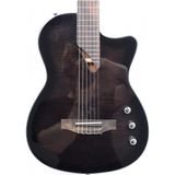 Madison MECG-T01-BK Elektro Klasik Gitar - Siyah (Profesyonel - Ince Kasa / Thin Body) | Siyah Parlak Cila