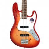 Madison MJBG-P02-CB Bas Gitar - Krem (Başlangıç/Orta - Jazz Bass Tipi) | Krem Rengi (Cream), 2 Adet Single-Coil Manyetik