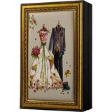 Madlen Çikolata Vintage Serisi Yaldızlı Söz-Nişan Çikolatası 820 gr