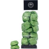 Madlen Çikolata Yeşil Yaldızlı Fıstıklı Çiçek Baton 500 gr