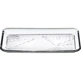 Madlen Dikdörtgen Tatlı Tabağı - 2'li - 22CMX12CM - Kestane Akaju - Option-1