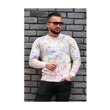 Madmext 1658 Beyaz Kapşonlu Erkek Sweatshirt
