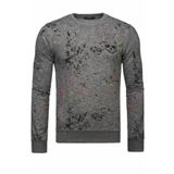 Madmext 1677 Antrasit Erkek Sweatshirt