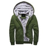 Madmext 22377 İçi Kürklü Haki Hırka