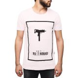 Madmext 2533 Beyaz Erkek T-Shirt