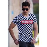 Madmext 2621 Beyaz Erkek T-shirt
