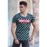 Madmext 2621 Mint Yeşili Erkek T-Shirt