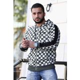 Madmext 2746 Haki Kapşonlu Erkek Sweatshirt