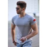 Madmext 2883 Gri Erkek T-shirt