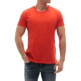 Madmext 3006 Turuncu Baskılı Erkek T-Shirt
