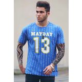 Madmext 3008 Sax Mavi Erkek T-Shirt