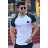 Madmext 3011 Basic Beyaz Erkek T-Shirt