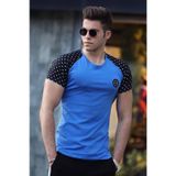 Madmext 3011 Basic Saks Erkek T-Shirt