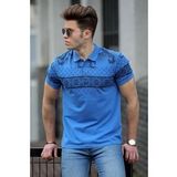 Madmext 3057 Erkek Baskılı Polo Tişört