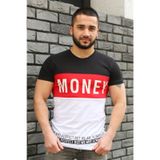 Madmext 3077 Siyah Baskılı Erkek T-Shirt