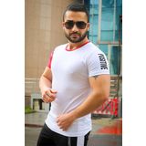 Madmext 4021 Beyaz Erkek T-shirt
