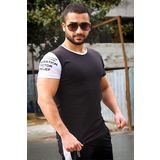 Madmext 4021 Siyah Erkek T-shirt