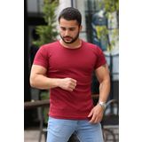 Madmext 4077 Bordo Erkek T-shirt