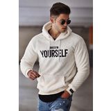 Madmext 4390 Beyaz Erkek Sweatshirt