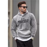 Madmext 4390 Gri Erkek Sweatshirt