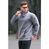 Madmext 4411 Füme Erkek Sweatshirt