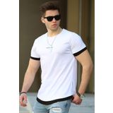 Madmext 4459 Basic Beyaz Erkek T-Shirt