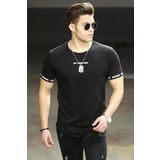 Madmext 4461 Siyah Erkek T-shirt