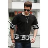 Madmext 4483 Siyah Erkek T-shirt