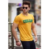 Madmext 4485 Sarı Erkek T-shirt