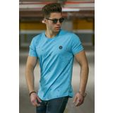 Madmext 4505 Mavi Erkek T-shirt