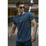 Madmext 4514 Lacivert Erkek T-shirt