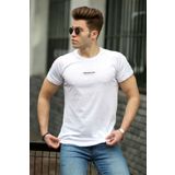 Madmext 4516 Beyaz Erkek T-shirt