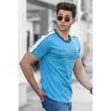 Madmext 4530 Turkuaz Erkek T-shirt