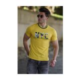Madmext 4606 Sarı Erkek T-shirt