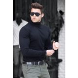 Madmext 4656 Siyah Erkek Kazak