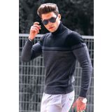 Madmext 46750 Siyah Erkek Kazak